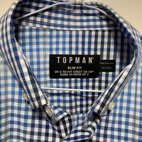 Men’s Topman small button-down shirt - Picture 2 of 3